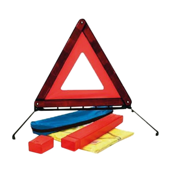 Kit sécurité gilet fluo + triangle